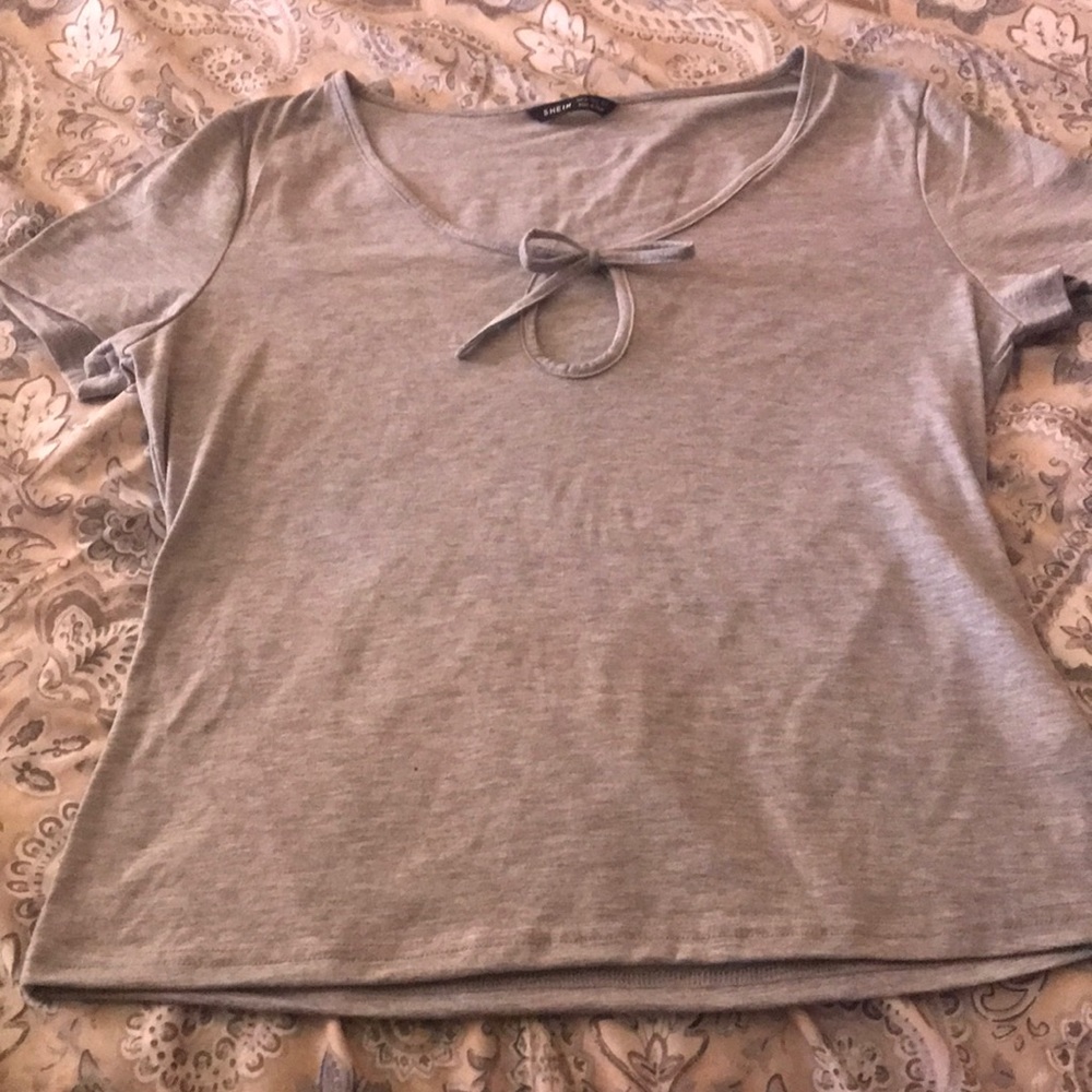 Cute grey SHEIN top